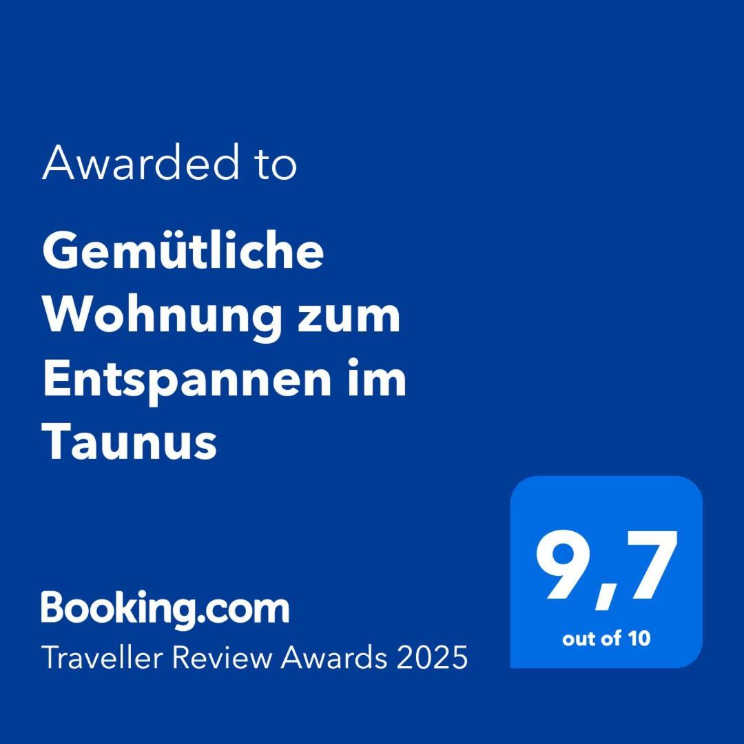 Gemuetliche Wohnung Zum Entspannen Im Taunus Graevenwiesbach Экстерьер фото